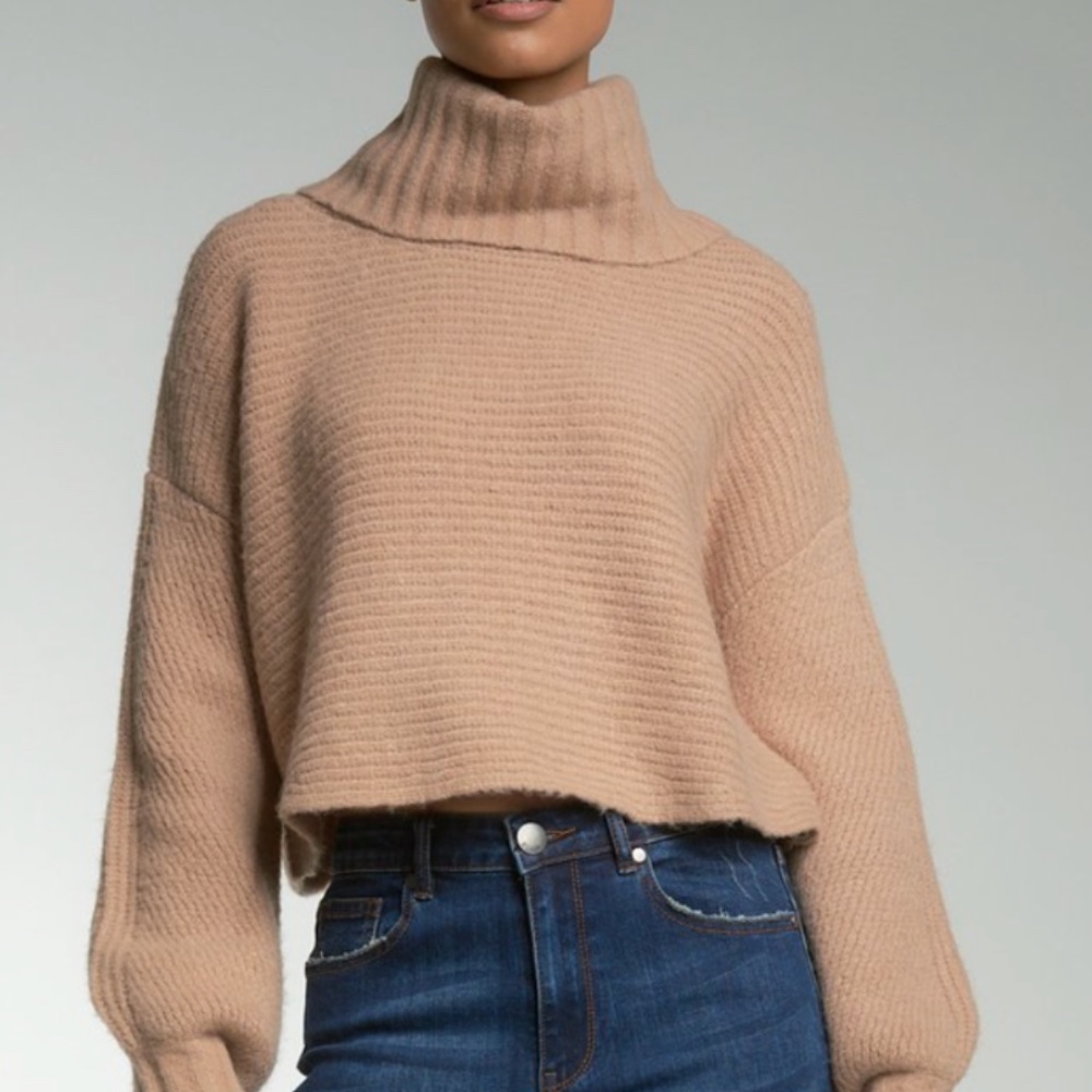Elan Camel Brynn Sweater